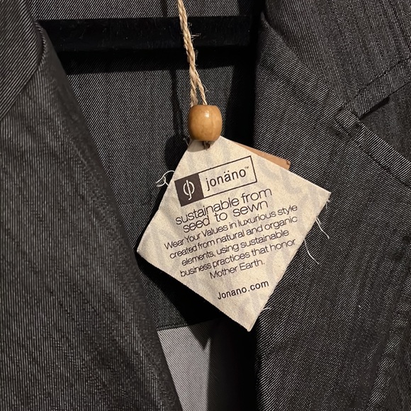 Jonano Seed to Sewn Black Denim Jacket  Duster - Picture 5 of 8